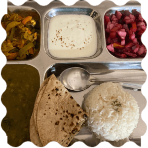 Food at India Yoga School