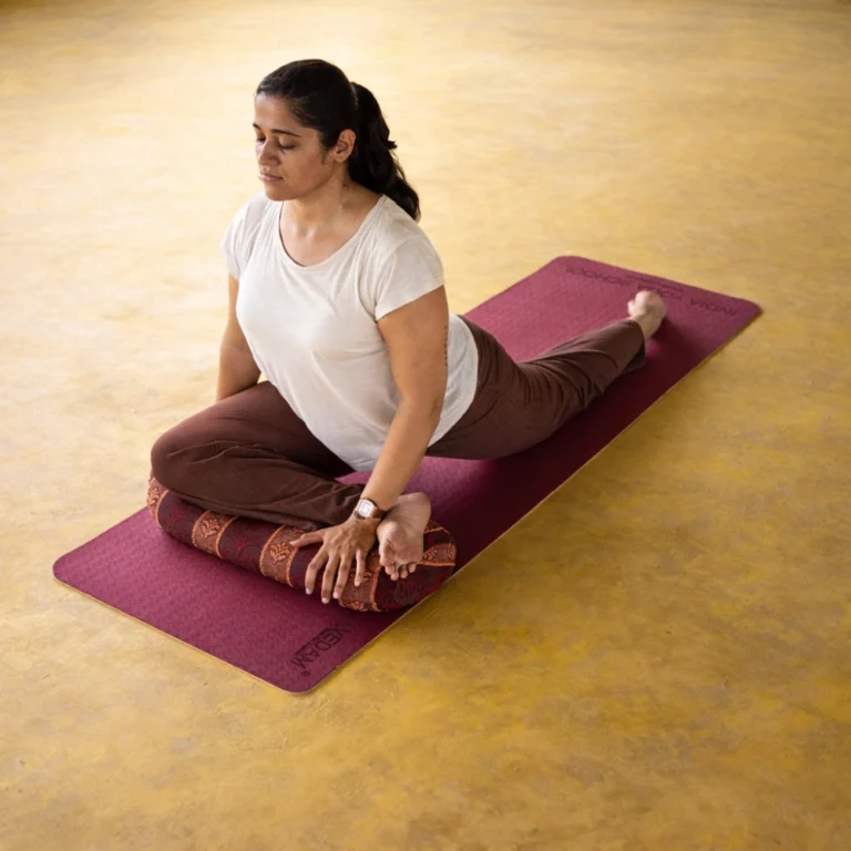 Yin yoga class