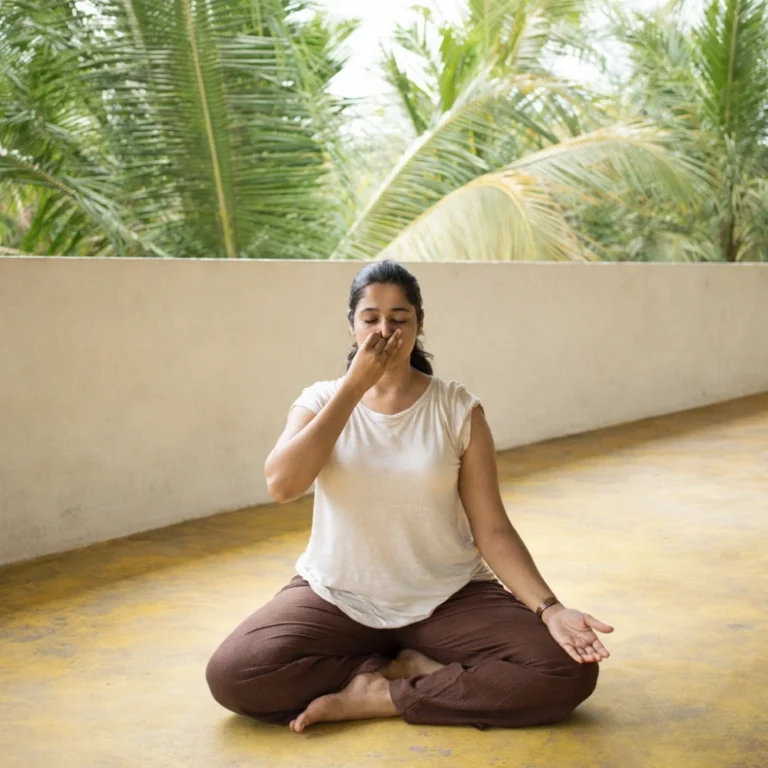 Pranayama breathing practice